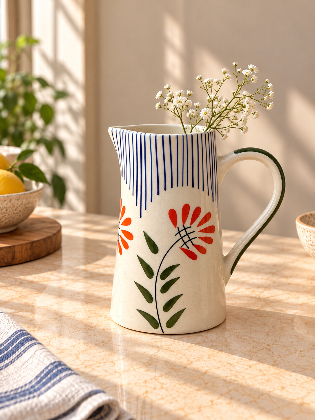 Bloom & Stripes Jugs Trio