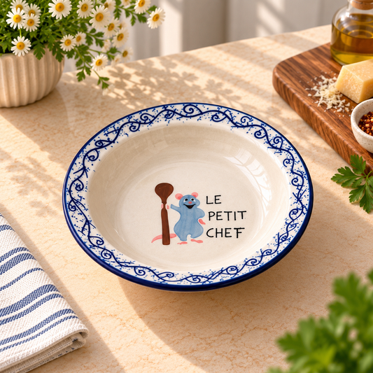 Ratatouille Chef mini pasta plate