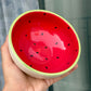 Watermelon slice bowl