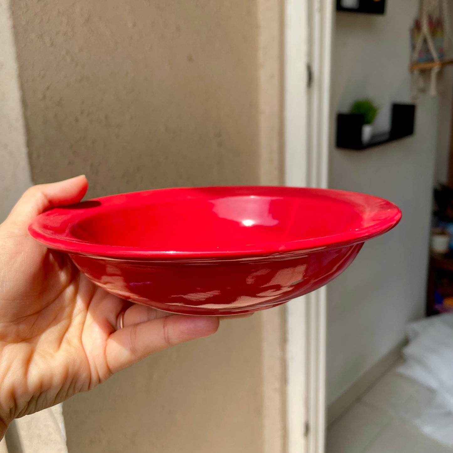 Sweetheart mini pasta plate - Red