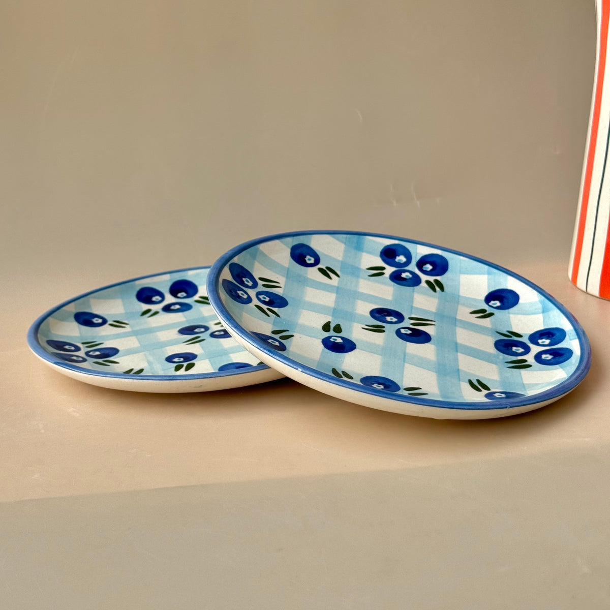 Blueberry Picnic Dessert plate