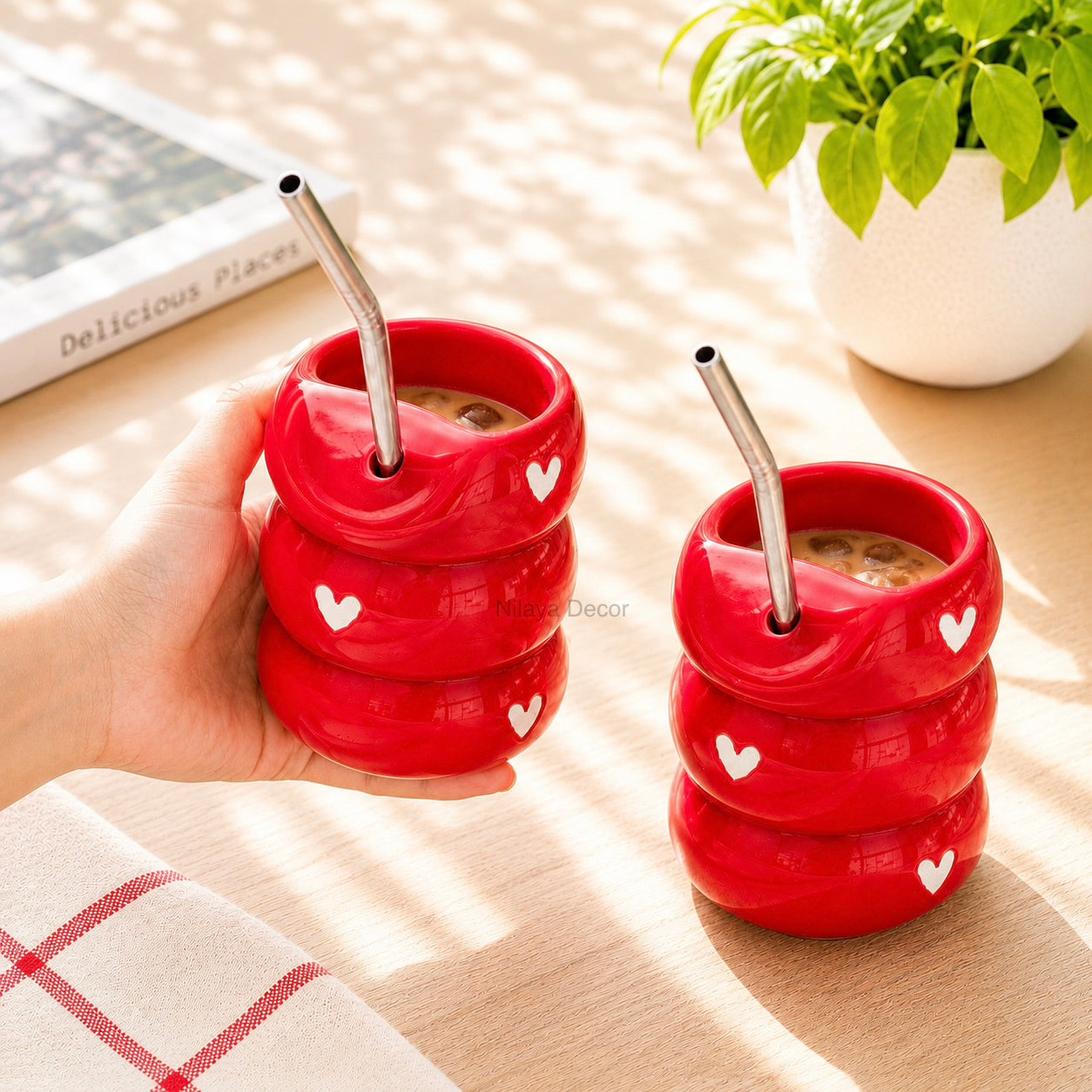 Sweetheart Sipster (sipper cum tumbler) with straw
