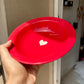 Sweetheart mini pasta plate - Red