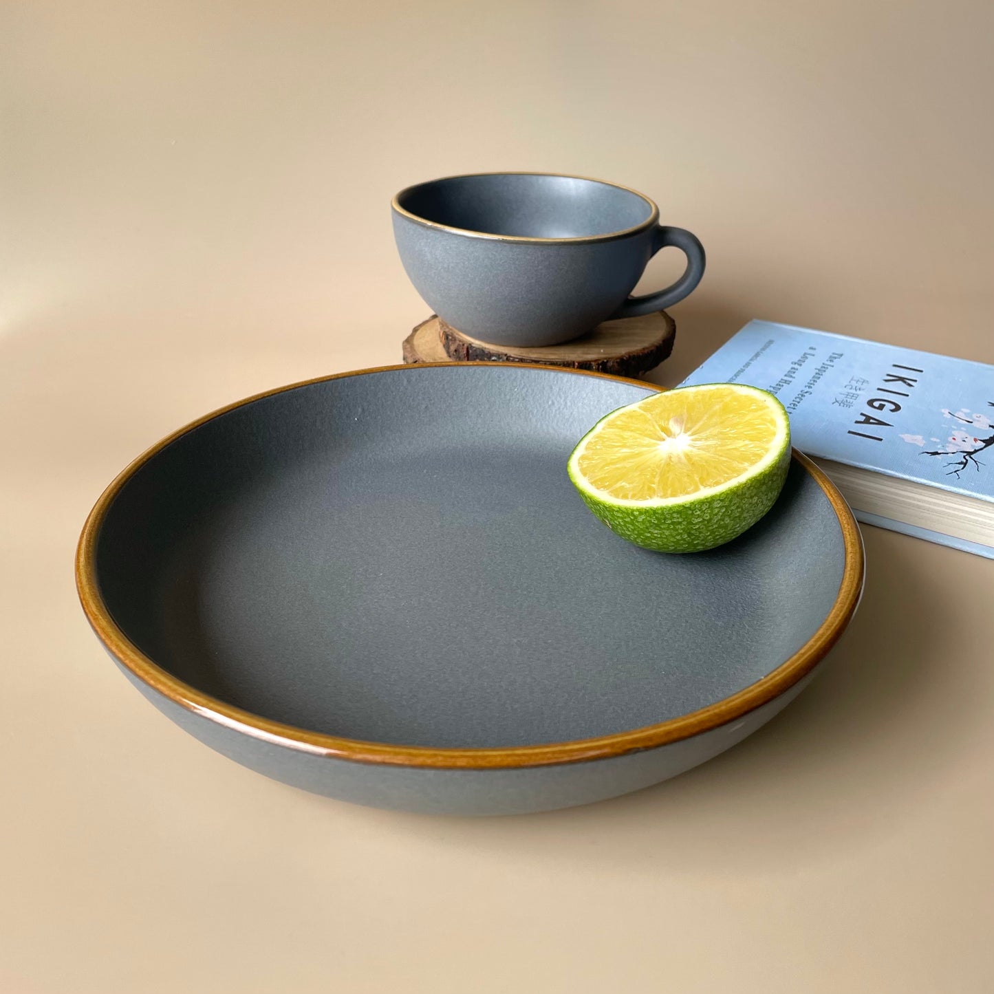Pebble breakfast set gift combo for 2