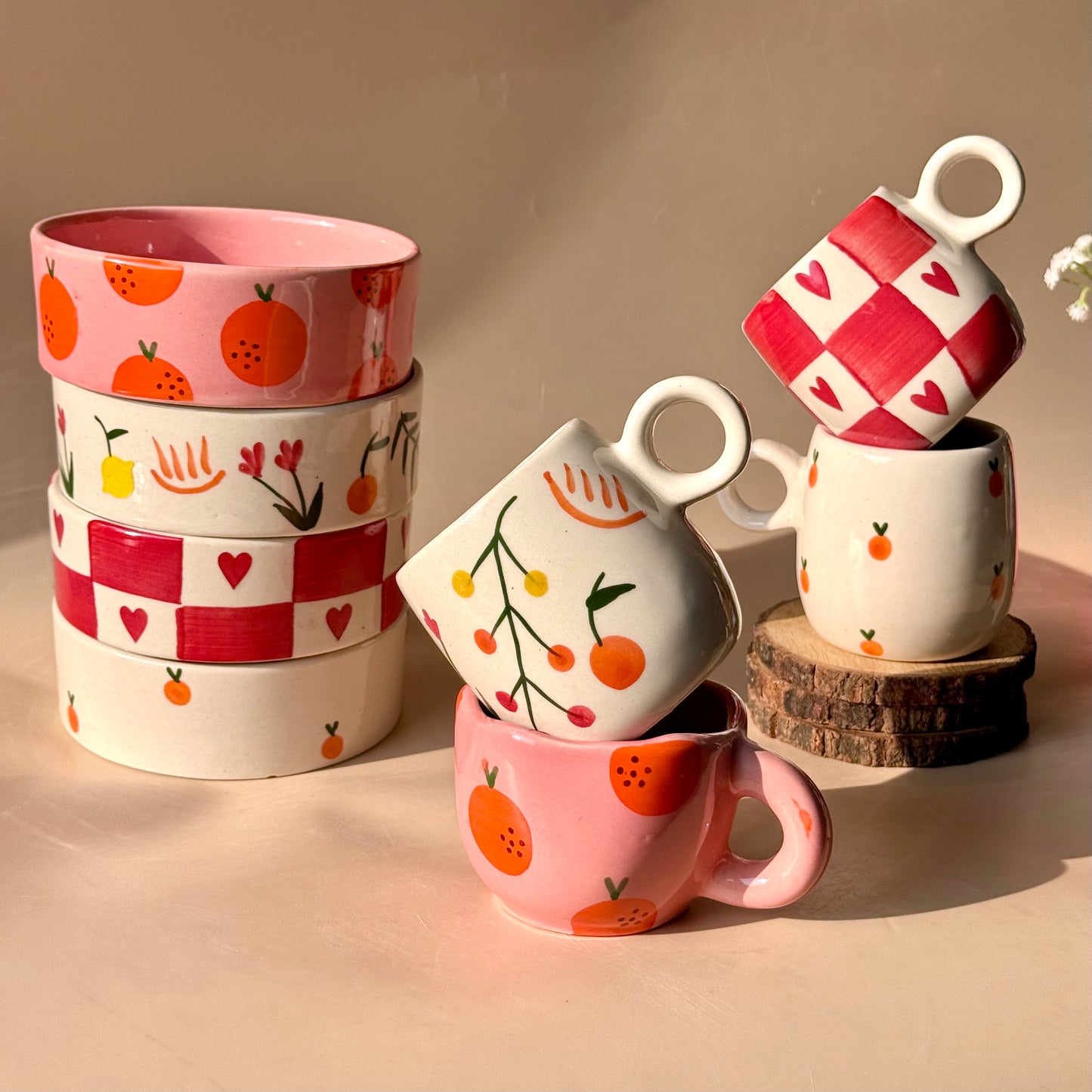 Happy breakfast club - set of 8