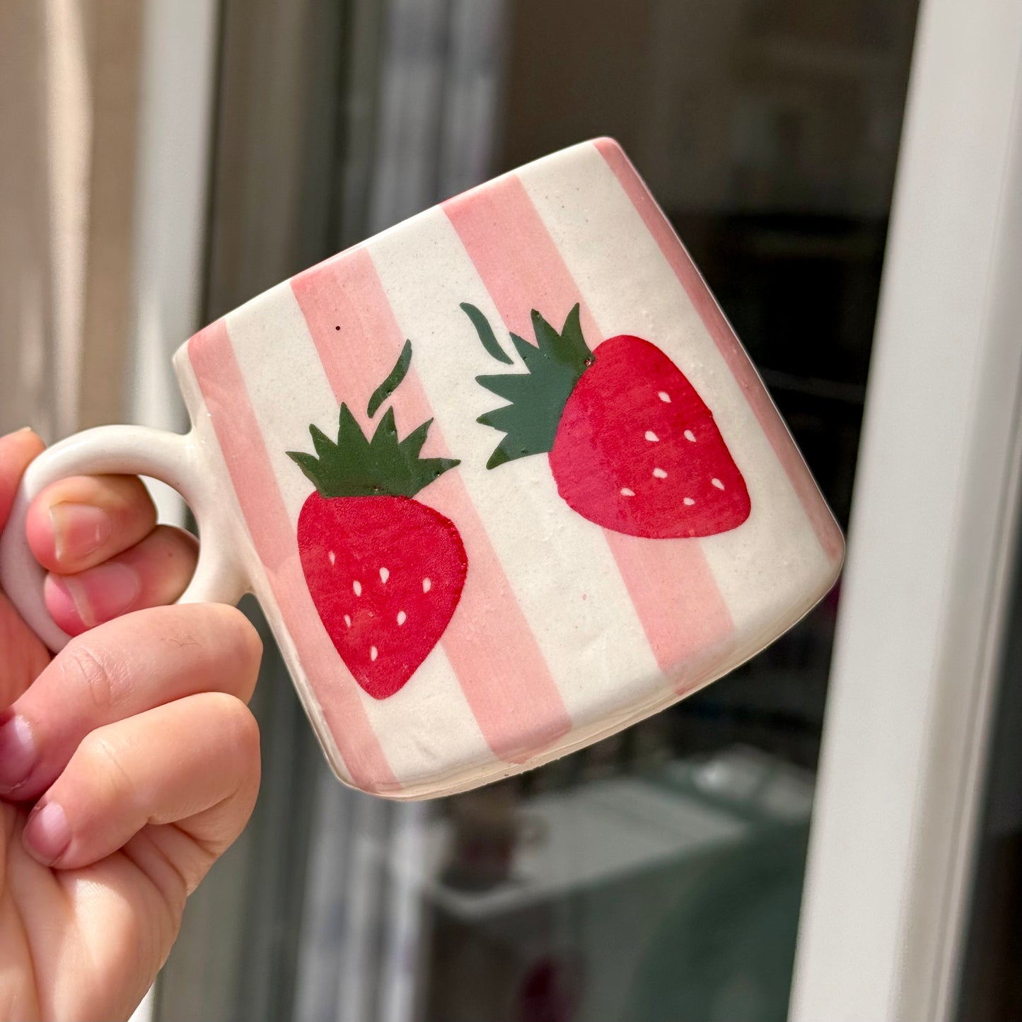 Berry blush mug