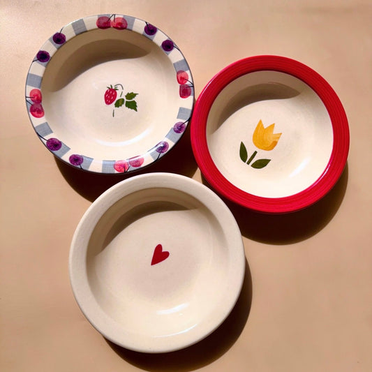 Little pasta party (set of 3 mini pasta plates) FLAT 33% OFF