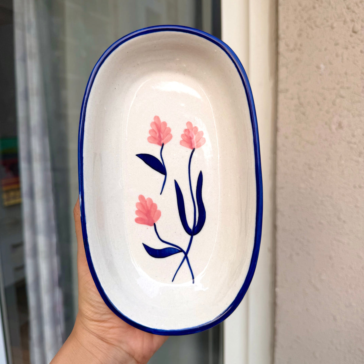 Oval pasta plate cum bowl - Bloom