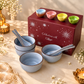 Grey Matte Soup bowl Gift Box