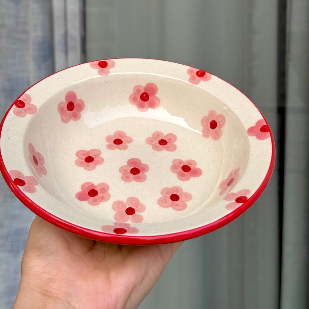 Pink Petal mini pasta plate