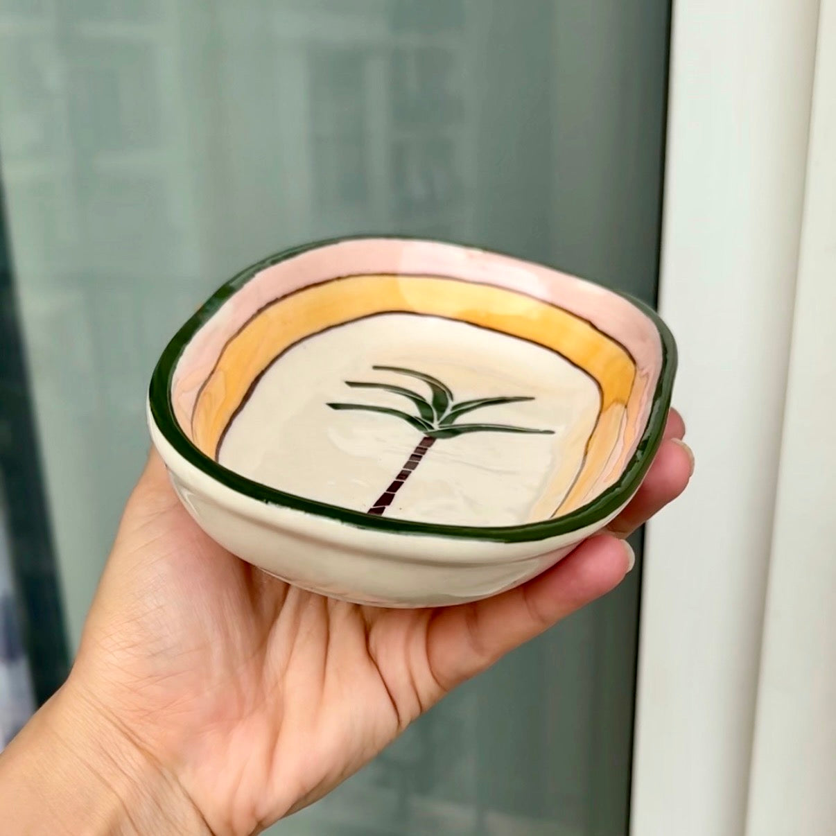 Oval pasta plate cum bowl - Palm