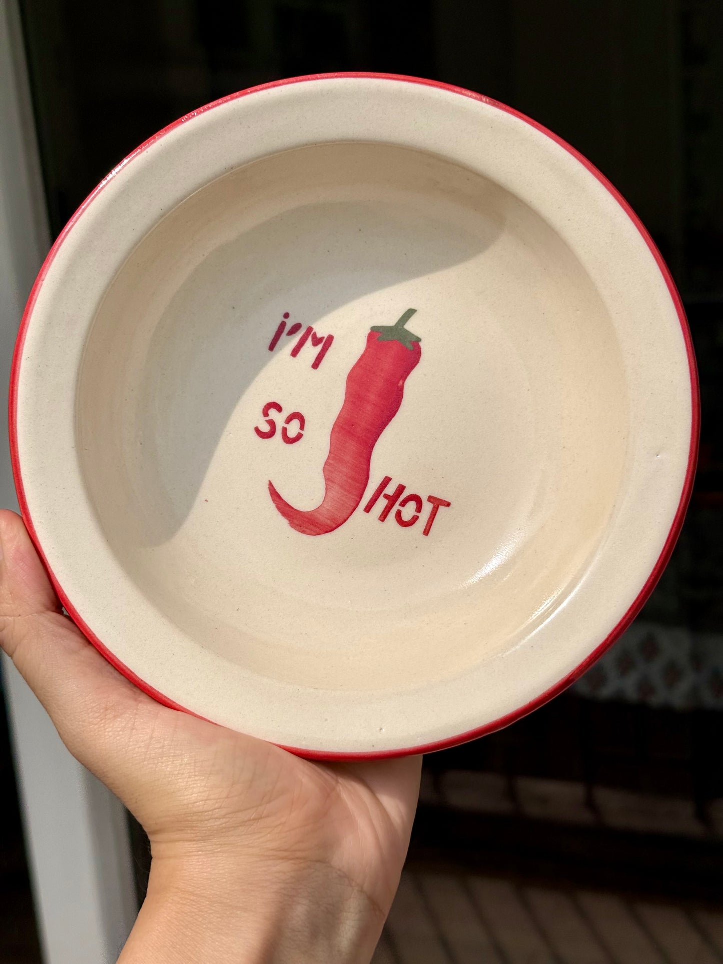 Hot chilli mini pasta plate
