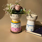 Jack and Jill Vase set of 2