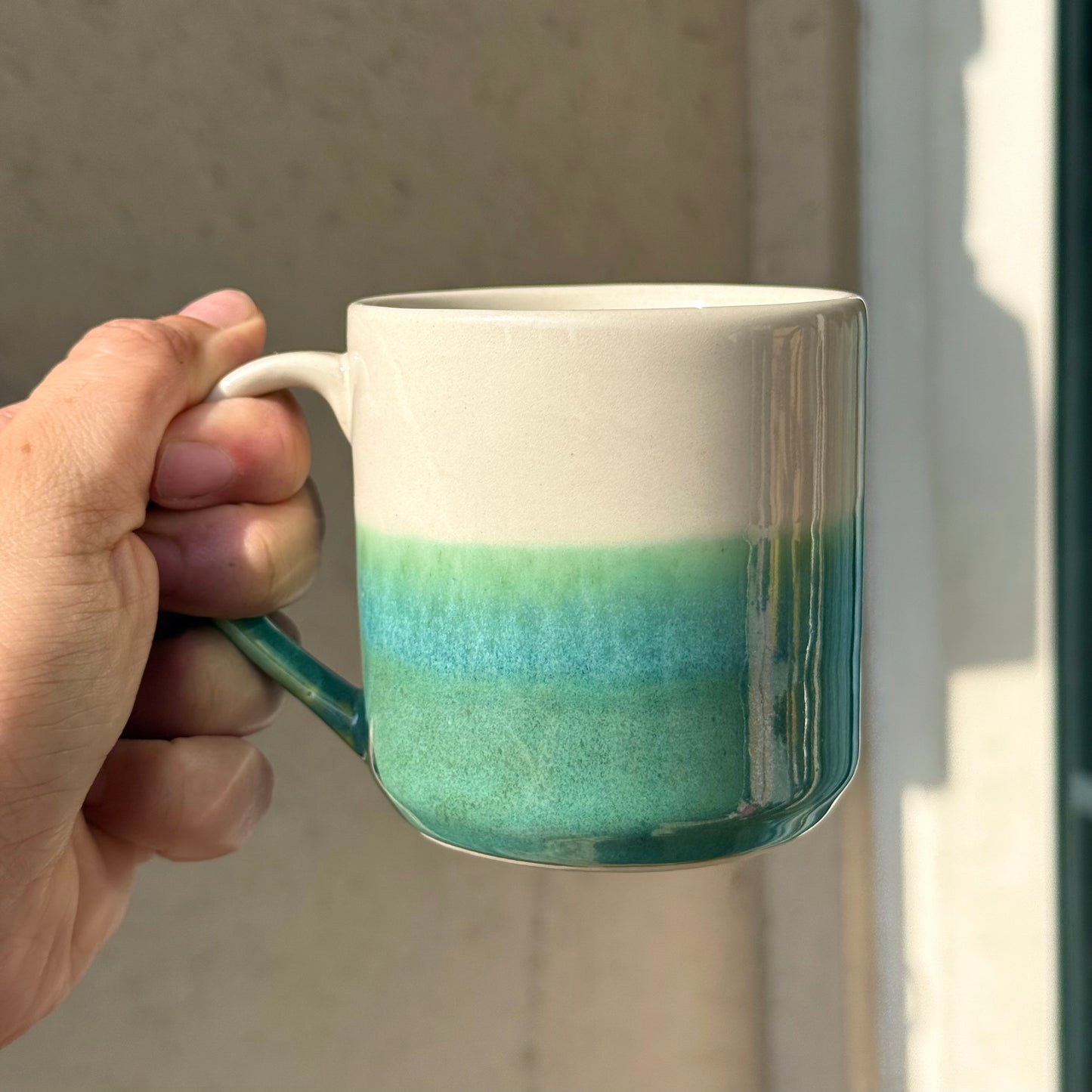 Lagoon Latte mug
