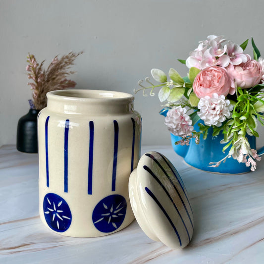 Stripes with Motif Jar (BUY 1 GET 1 Free)
