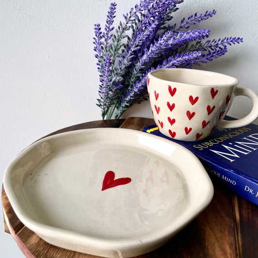 Sweetheart Plate Cup Combo