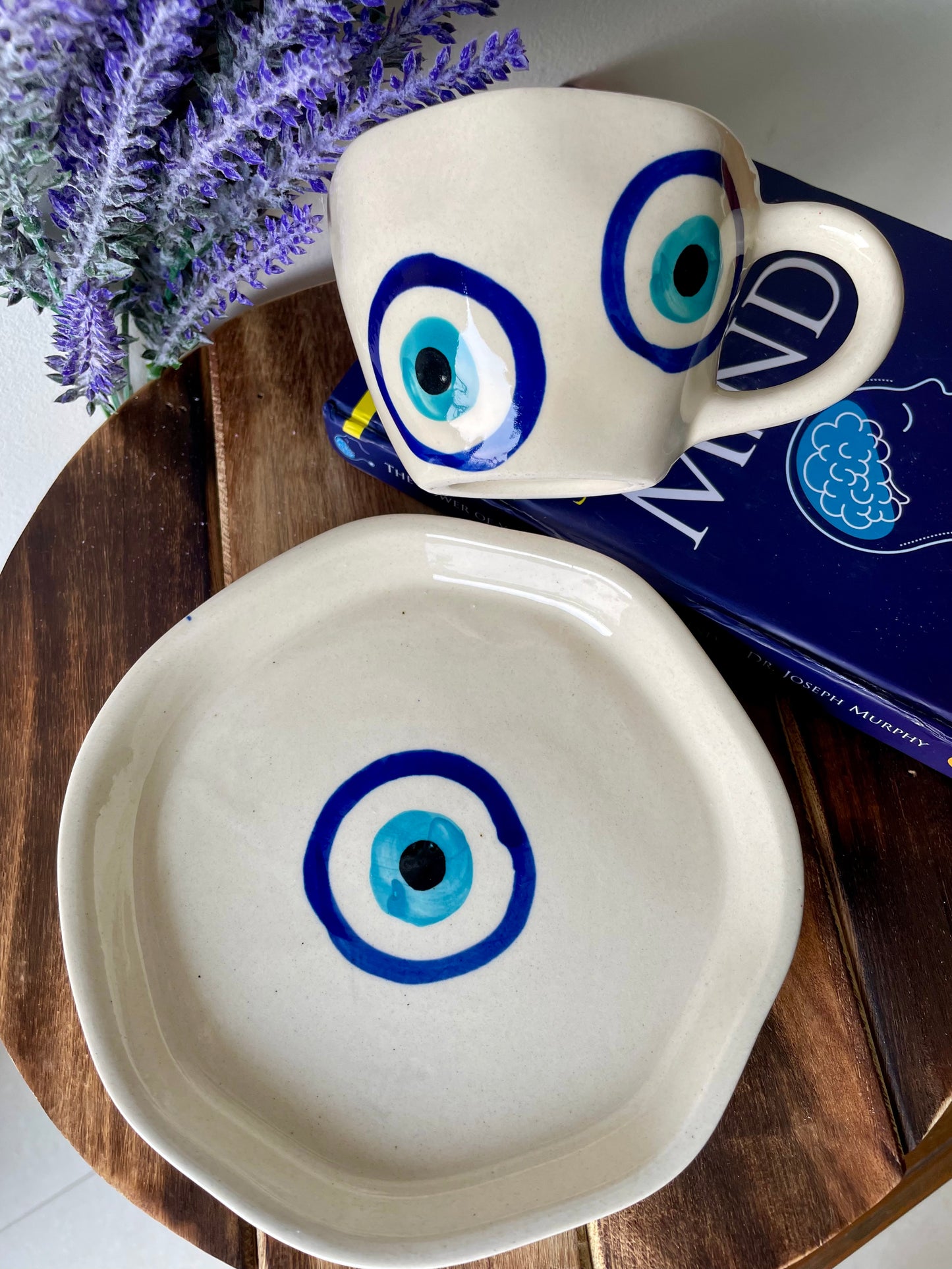 Buy Evil Eye Plate Cup Combo Online