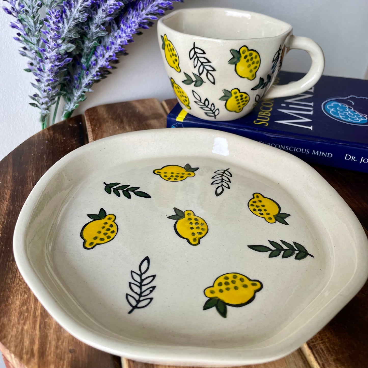 Lemon Plate Cup combo