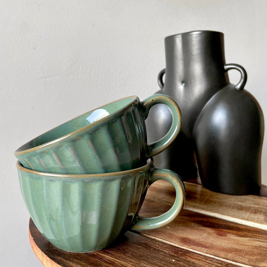 Green Cappuccino Mug (BUY 1 GET 1 Free)