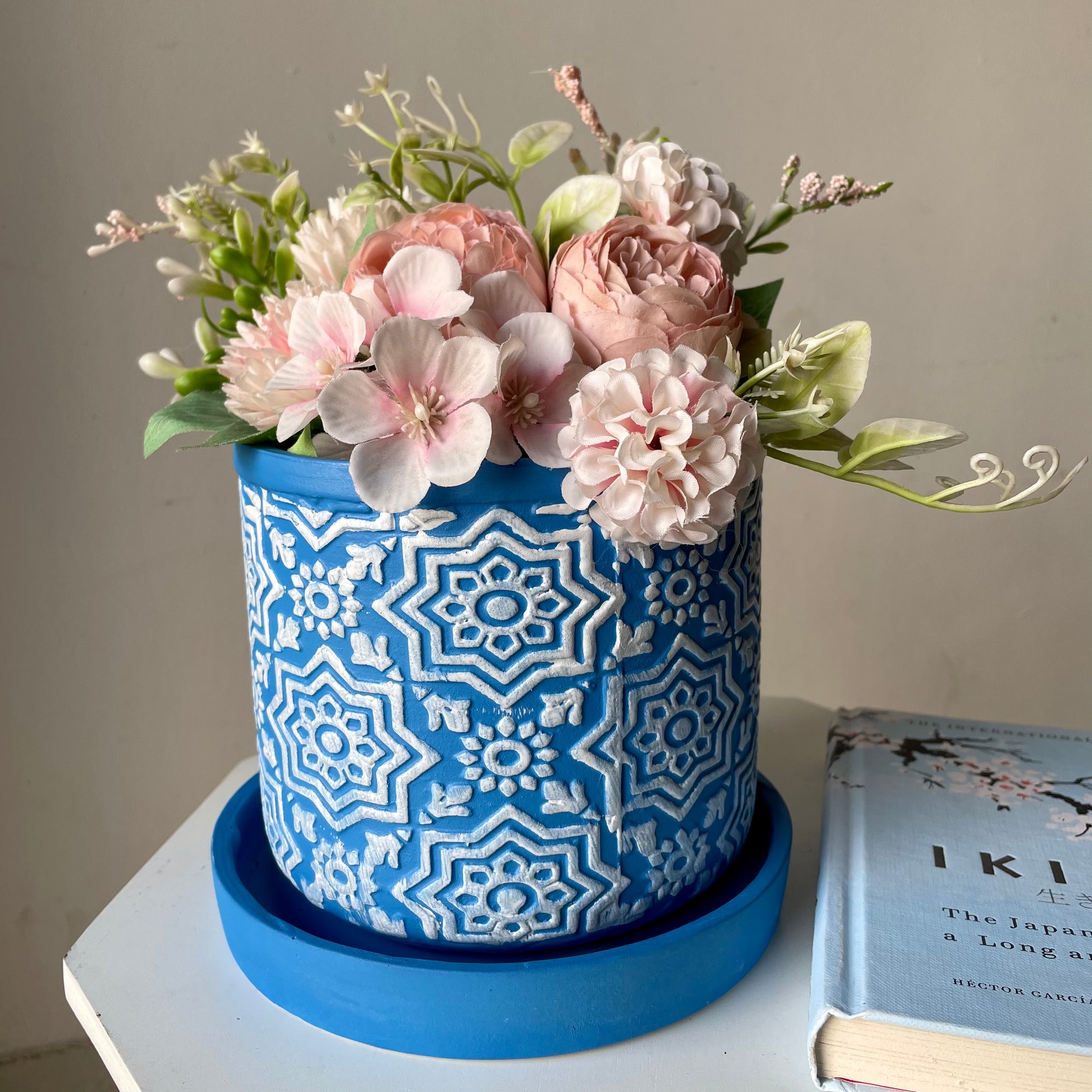 Buy Blue Flower Planter Online
