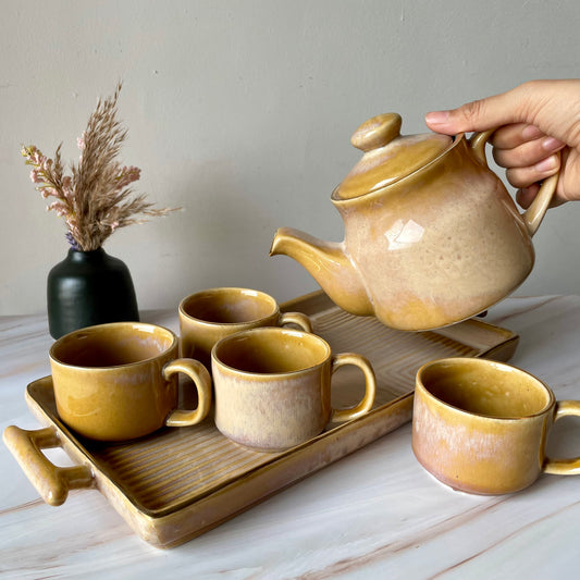 Mustard High Tea Set